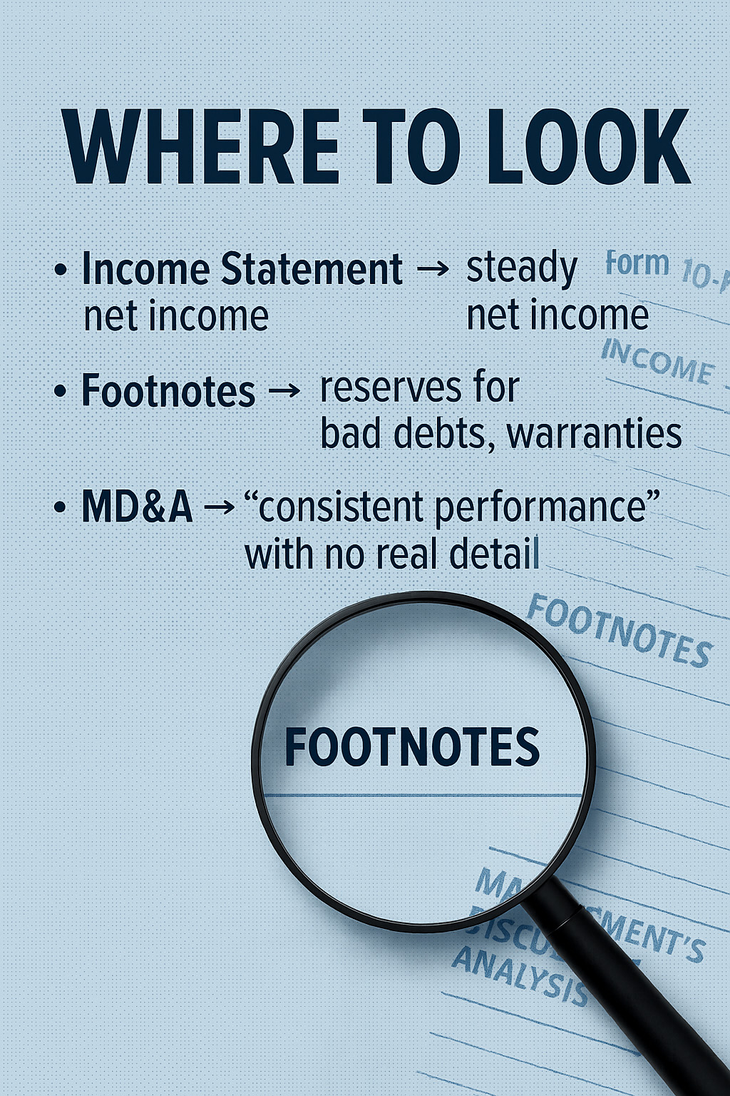 Looking for Cookie Jar reserves