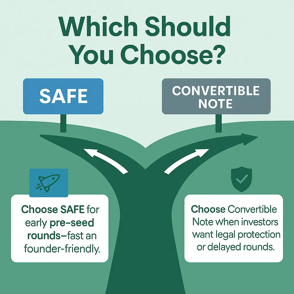 Choose SAFE or Convertible Note
