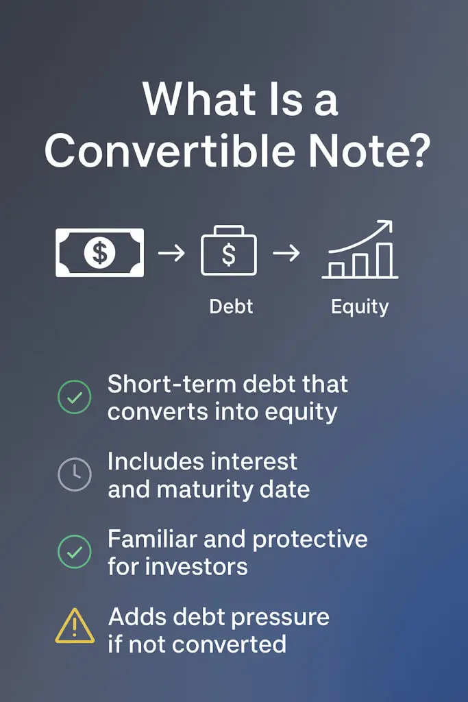 Startup Convertible Note