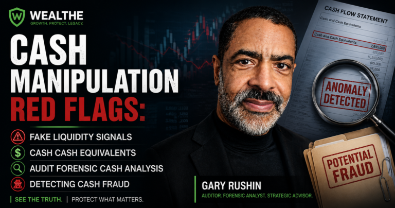 Cash Manipulation Red Flags